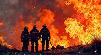 Hoffnung und Zusammenhalt im Kampf gegen die Flammen