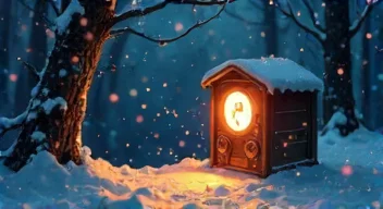 Die Stimme der Musik im Winterurlaub