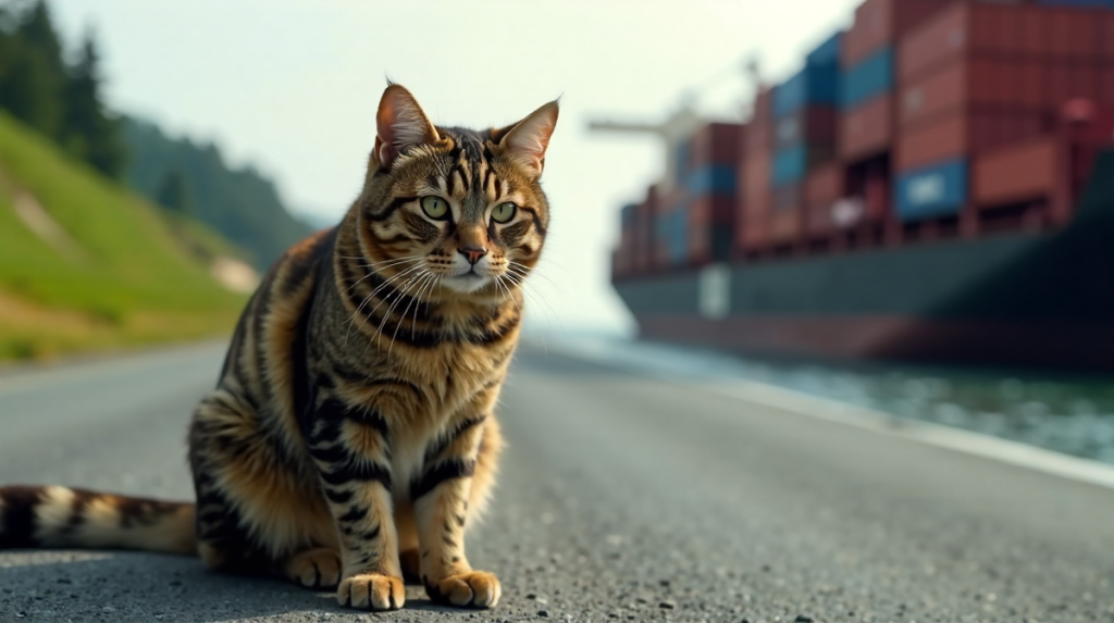 Die unglaubliche Reise einer Katze: Abenteuer, Überleben, Zollkontrolle