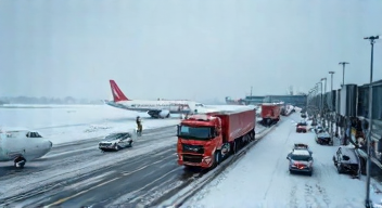 Einfluss des Wintereinbruchs auf die Flughafenlogistik (6/10)