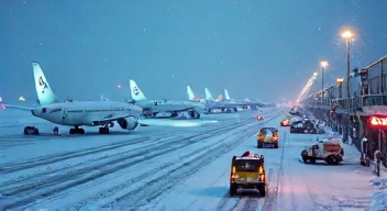 Maßnahmen der Airlines während des Wintereinbruchs (5/10)