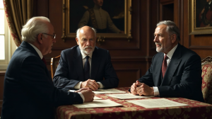 Politik, Macht und Einfluss: Historische Genies und Experten im Dialog