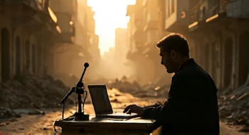 Einblick in die Rolle der Journalisten im Konflikt (2/10)